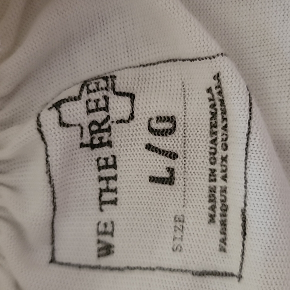 We The Free Lace Crop Top - SZ L - Picture 5 of 6